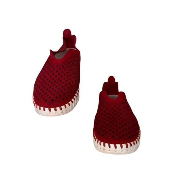 Isle Jacobsen Shoes - ILSE JACOBSEN TULIP shoes flats slip ons comfort flexible loafer Red 40 9